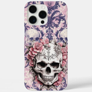 Coque iPhone 16 Pro Max Crâne en sucre rose
