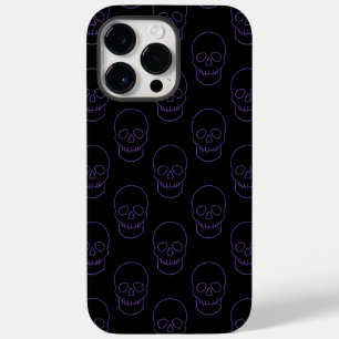 Coque Case-Mate iPhone Crâne en violet et noir