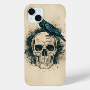 Coque Case-Mate iPhone Crâne et corbeau