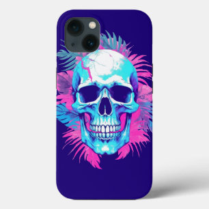 Case-Mate iPhone Case Crâne floral en style Vaporwave
