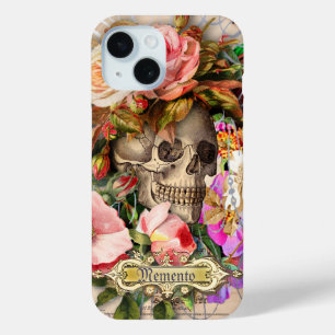 Coque Case-Mate iPhone Crâne floral vintage