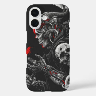 Coque Pour iPhone 16 Crâne gothique