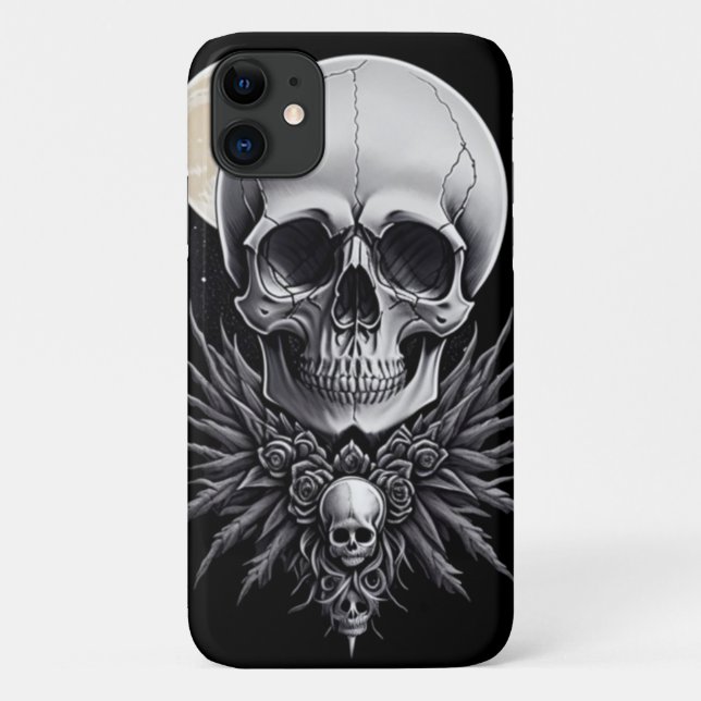 Coques Case-Mate iPhone Crâne gothique (Dos)