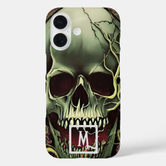 Coque Pour iPhone 16 Crâne Imaginaire