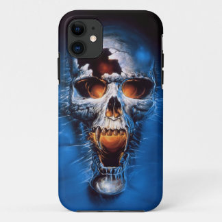 Coque iPhone 11 Crâne mauvais
