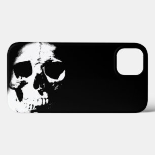 Coque Case-Mate iPhone Crâne noir et blanc