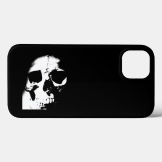 Coques Pour iPhone Crâne noir et blanc