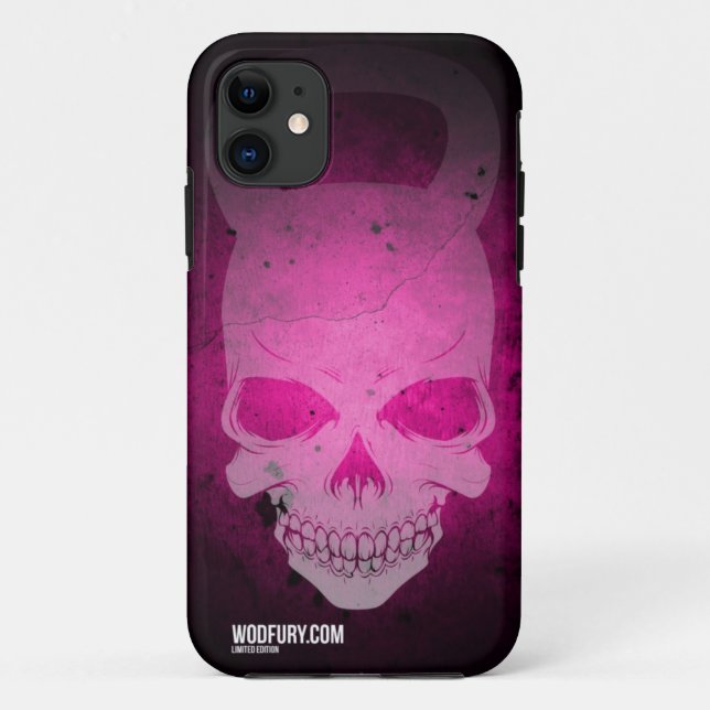 Coques Case-Mate iPhone Crâne rose Kettlebell - édition limitée (Dos)