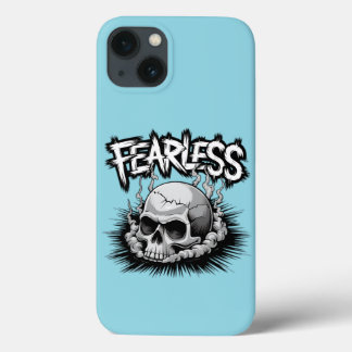 Case-Mate iPhone Case Crâne sans peur Art gothique craqué Smoke Graphism