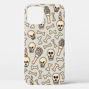 Case-Mate iPhone Case Crâne, squelette et os main motif sans soudure dr