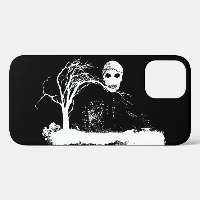 Coques Case-Mate iPhone Crâne Zombie (Verso (horizontal))