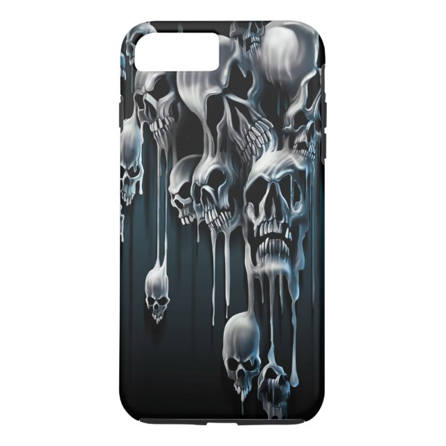 Coques Case-Mate iPhone Crânes dégoulinants (Dos)