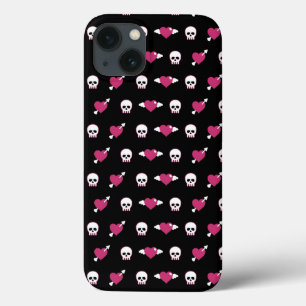 Coque Case-Mate iPhone Crânes et coeurs