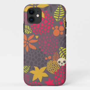 Coque Case-Mate Pour iPhone Crânes et fleurs
