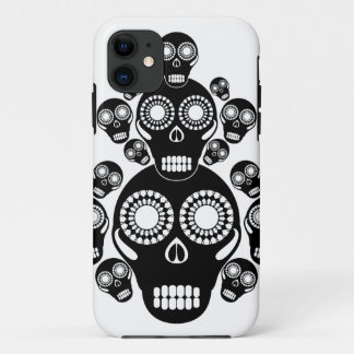 Coque Case-Mate Pour iPhone Crânes noirs blancs