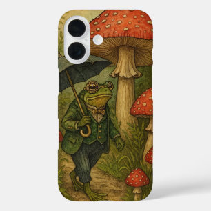 Coque Pour iPhone 16 Crapaud et Champignon