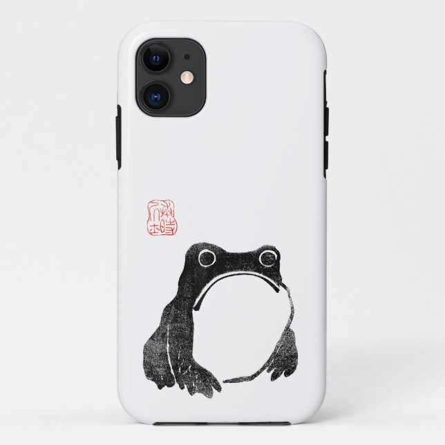 Coques Case-Mate iPhone Crapaud grognon japonais animal drôle imperturbabl (Dos)