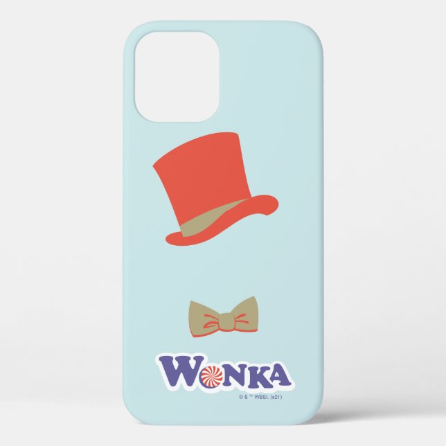 Coques Case-Mate iPhone Cravate Wonka Top Hat & Bow (Verso)