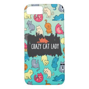 Etui iPhone Case-Mate Crazy Cat Lady Cute et Playay Cat Motif