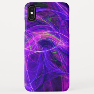 Coque Pour iPhone XS Max CRAZY PHOTON bleu violet