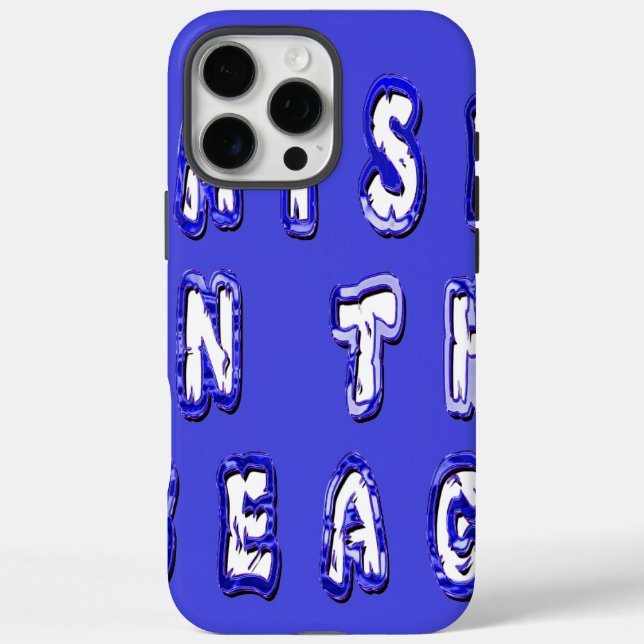 Coques Case-Mate iPhone Create Your Own Inspirational Beach Life (Verso)