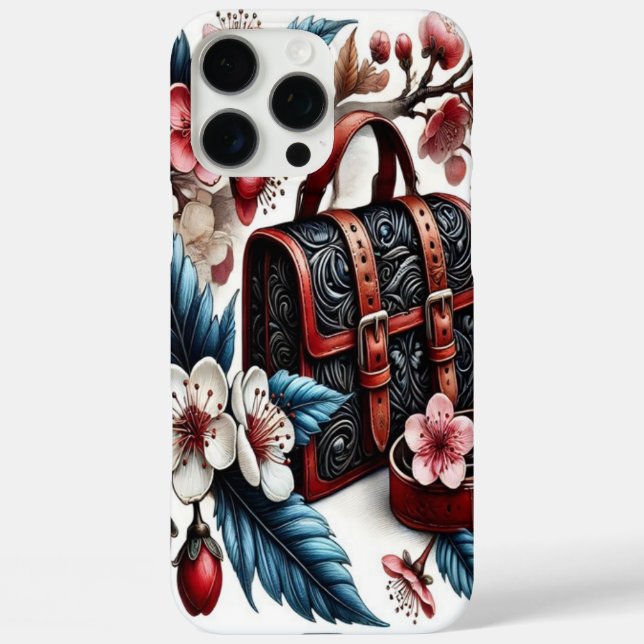 Coques Case-Mate iPhone Création élégante de fleurs de cerisier (Verso)