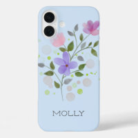 Création florale avec le nom Molly.