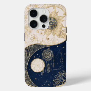Coque Case-Mate iPhone Creative Gold Yin Yang Night Day Mandala