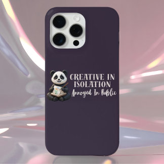 Coque Case-Mate iPhone "Creative Panda iPhone 16 Case – Introvert Artist"