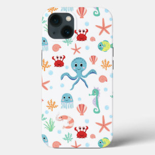 Case-Mate iPhone Case Créatures de mer sous-marines fantaisistes
