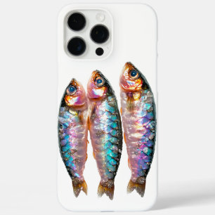 Coque iPhone 16 Pro Max Créatures marines Imaginaires avec Parties scintil
