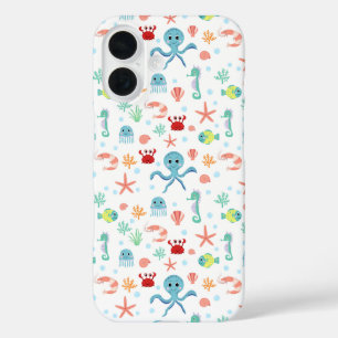 Coque Pour iPhone 16 Créatures marines sous-marines fantaisistes