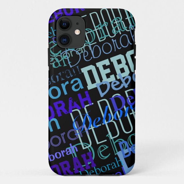 Coques Case-Mate iPhone créer un motif de nom (Dos)