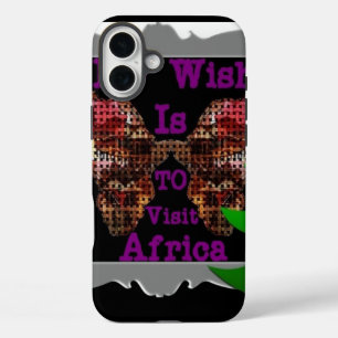 Coque Pour iPhone 16 Plus Créer Votre Propre Afrique Mon Souhait
