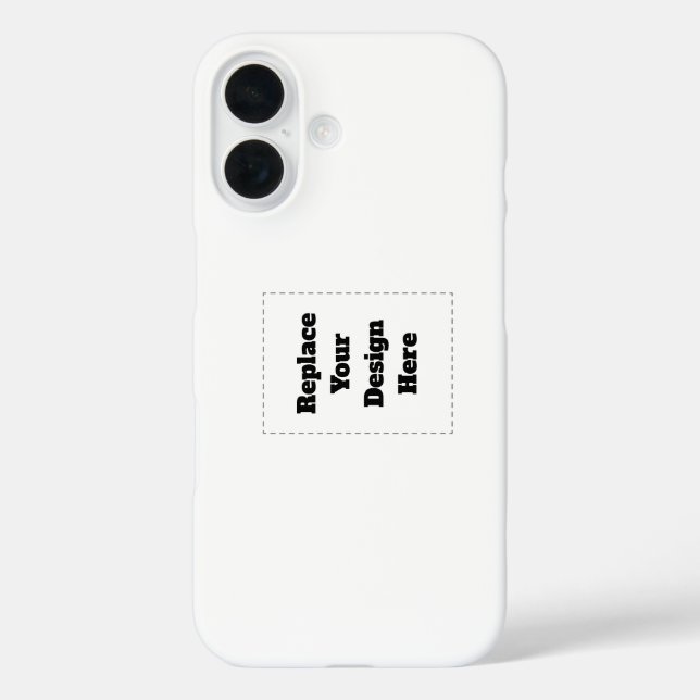 Coques Case-Mate iPhone Créez votre propre blanc  (Verso)