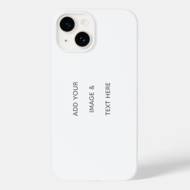 Coques Case-Mate iPhone Créez votre propre blanc  (Verso)