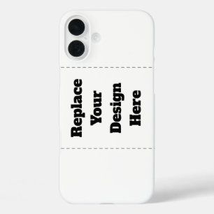 Coque Pour iPhone 16 Plus Créez votre propre blanc