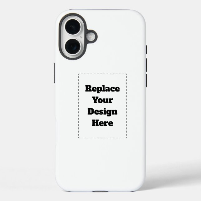 Coques Case-Mate iPhone Créez votre propre blanc  (Verso)