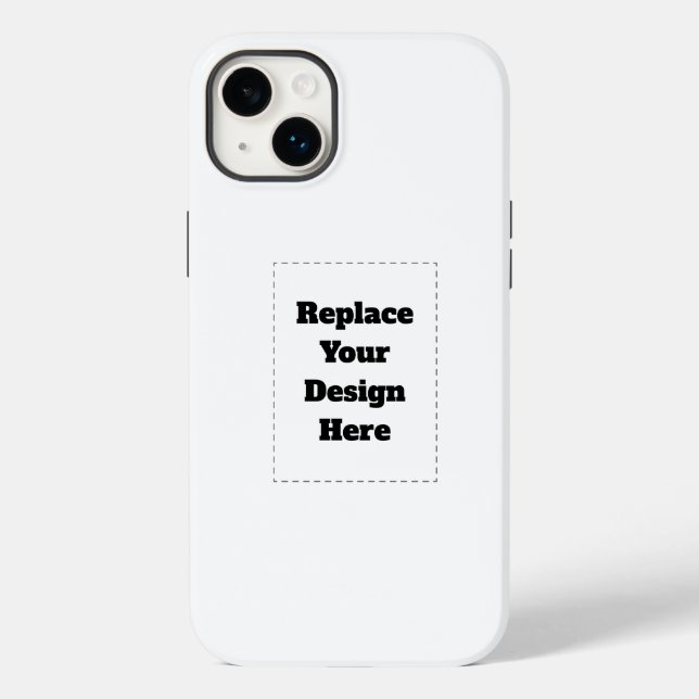 Coques Case-Mate iPhone Créez votre propre blanc  (Verso)