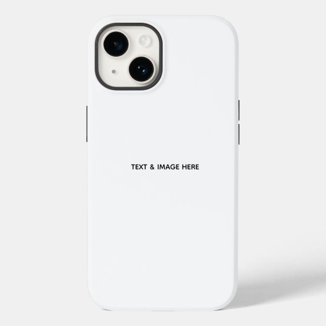 Coques Case-Mate iPhone Créez votre propre blanc (Verso)