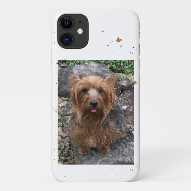 Coques Case-Mate iPhone Créez votre propre chien Photo personnalisée Chien (Dos)