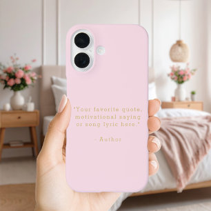 Coque Pour iPhone 16 Créez Votre Propre Citation