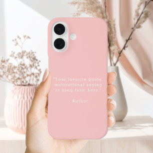 Coque Pour iPhone 16 Créez Votre Propre Citation