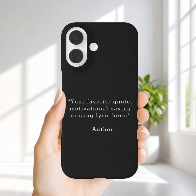 Coques Case-Mate iPhone Créez Votre Propre Citation (Créateur téléchargé)