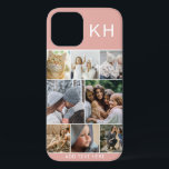 Case-Mate iPhone Case Créez votre propre collection photo et couleur per<br><div class="desc">Amusez-vous à concevoir votre propre boîtier de téléphone iphone. Doté d'un montage photo instagram moderne,  initiales et espace pour ajouter votre propre texte. L'Arrière - plan est rose girly mais peut être changé en n'importe quelle couleur.</div>