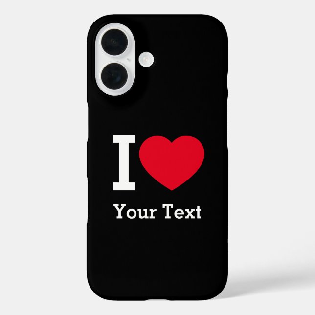 Coques Case-Mate iPhone Créez votre propre humour J'aime  (Verso)
