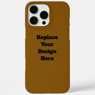 Coque iPhone 16 Pro Max Créez votre propre marron