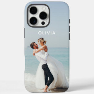 Coque iPhone 16 Pro Max Créez Votre Propre Modèle de Photo Nom Personnalis