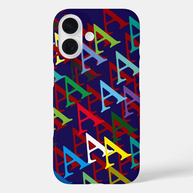 Coques Case-Mate iPhone créez votre propre motif initial nommé (Verso)