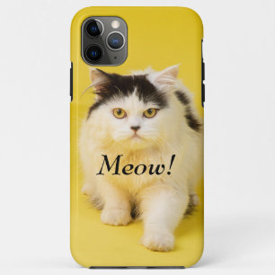 Case-Mate iPhone Case Créez votre propre Photo Cat Meow mignon jaune